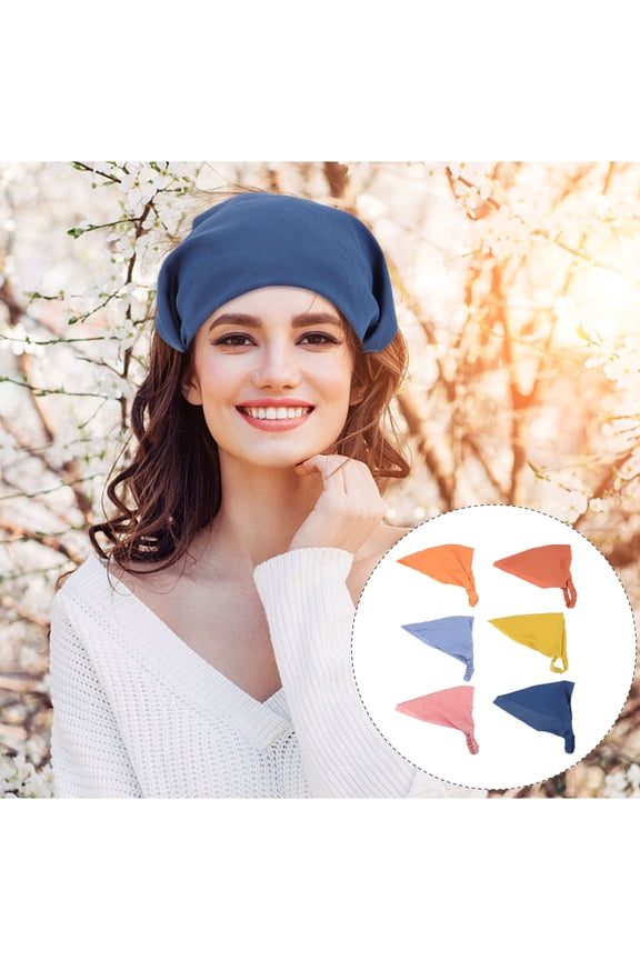 6Pcs Chic Hair Wrap for Women Fabric Assorted Color for Special Occasions