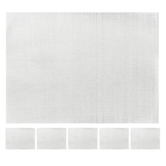 OUNONA 6-Pack Stainless Steel Repair Mesh Panels for Fast, Car Bumper Welding and Auto Body Fixing
