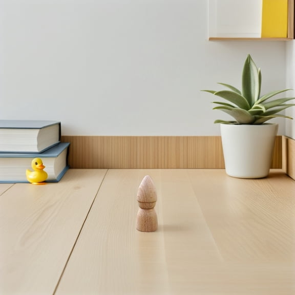 OUNONA 6Pcs Figurine Painting Kit Wood Ornaments to Paint for Craft Activities