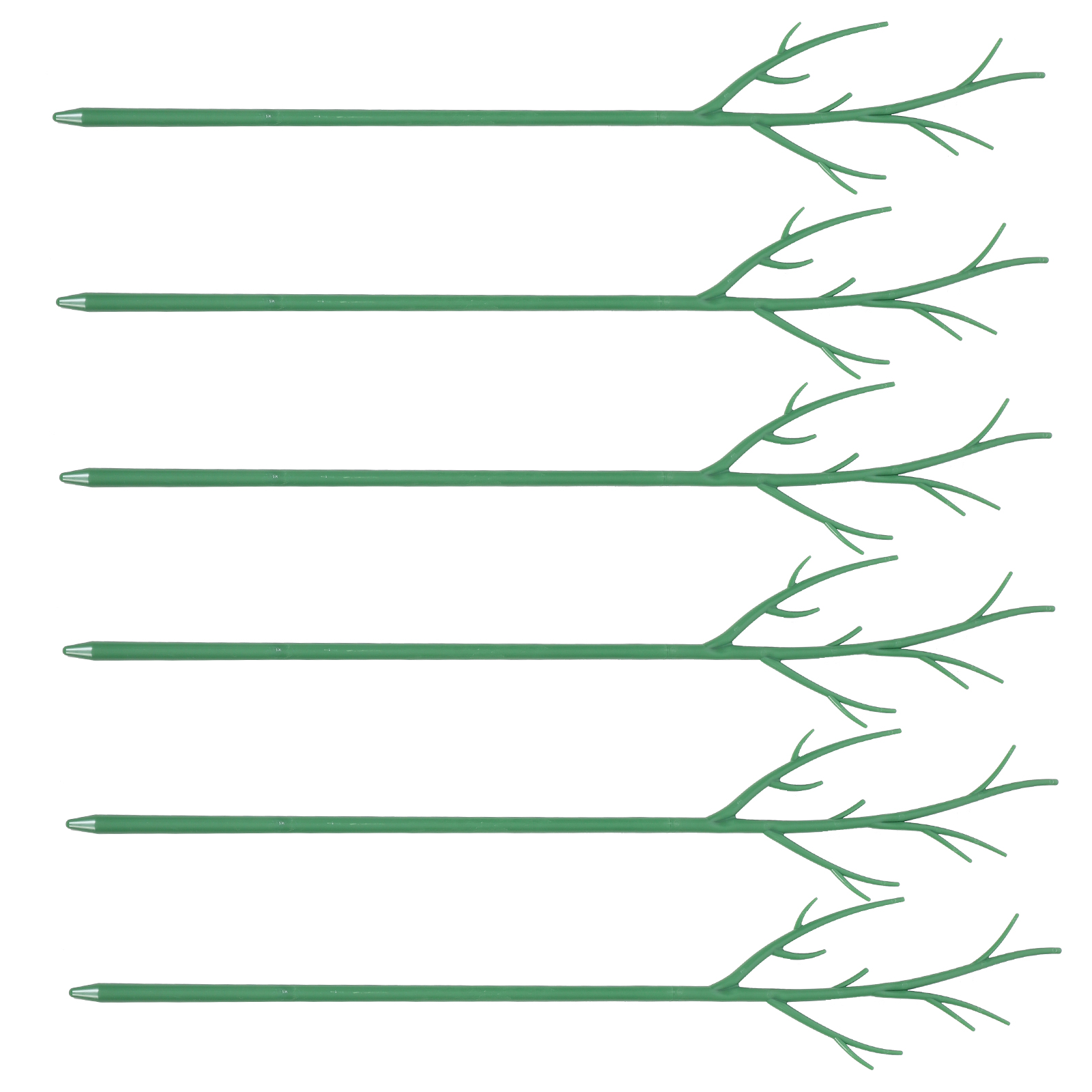 OUNONA 6Pcs Plant Vine Shaping Stand Garden Tool Plastic Fake Tree ...