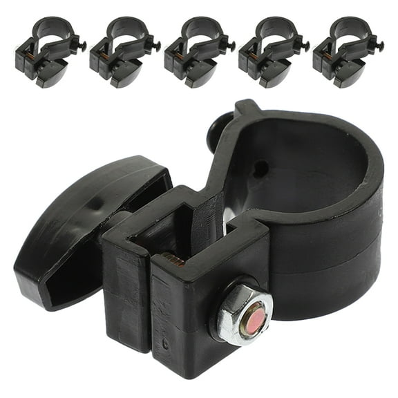 OUNONA 6Pcs Portable Easel Tray Parts Plastic Clips for Art Easel Stability and Easy Assembly Black