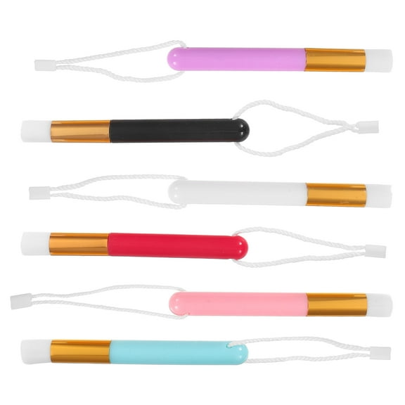 OUNONA 6Pcs Background Blender Paint Brushes Assorted Color for Precision