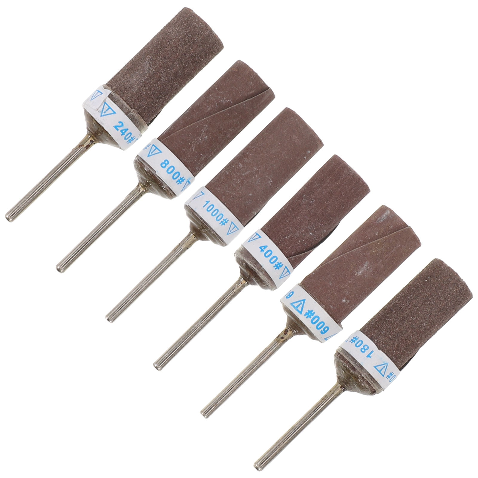 OUNONA 6Pcs Professional Rotary Tool Sanding Accessories Assorted Color for Metal Wood and Plastic