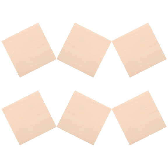 OUNONA Wood Planks Wood Boards Beige 6Pcs Professional Woodworkers Craft Supplies