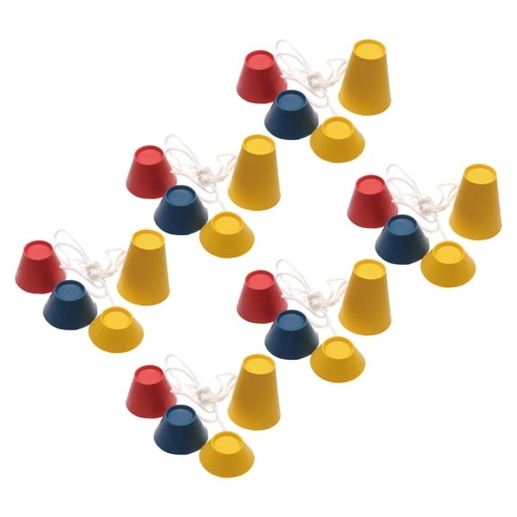 OUNONA 6Set Rubber Golf Tees with Multiple Height Options for Driving Range Practice