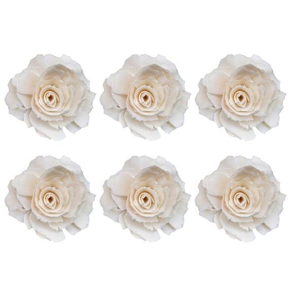 OUNONA 6-Pack Aromatherapy Diffuser Sticks White Natural Straw Paper for Home Fragrance and Relaxation