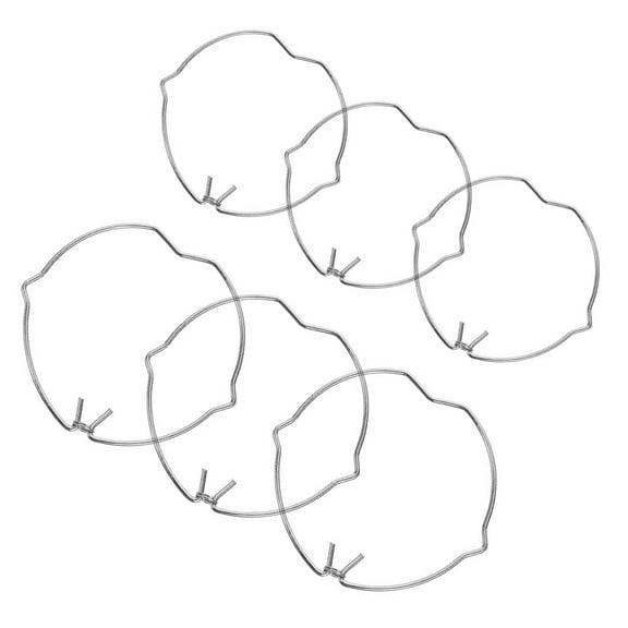 OUNONA 6pcs Downlight Retaining Clips Elastic Spring Clamps Lamp Retaining Spring Clips For Household Commercial And Office Use