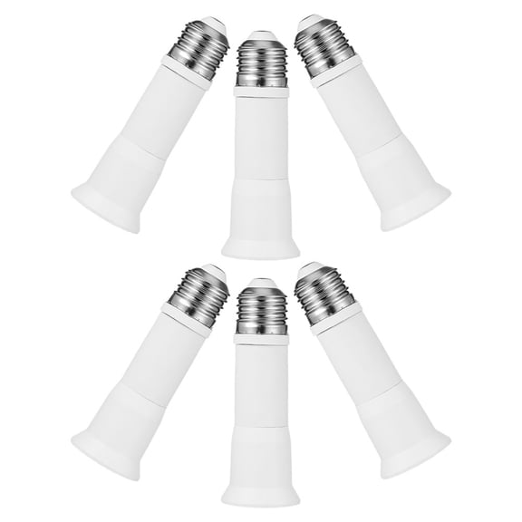 OUNONA 6pcs E27 To E27 Light Bulb Extender Adjustable Length For Home And Office Use Converter Light Bulb Extension Socket Adjustable Bulb Extenderextendable Lamp Holder Adapter