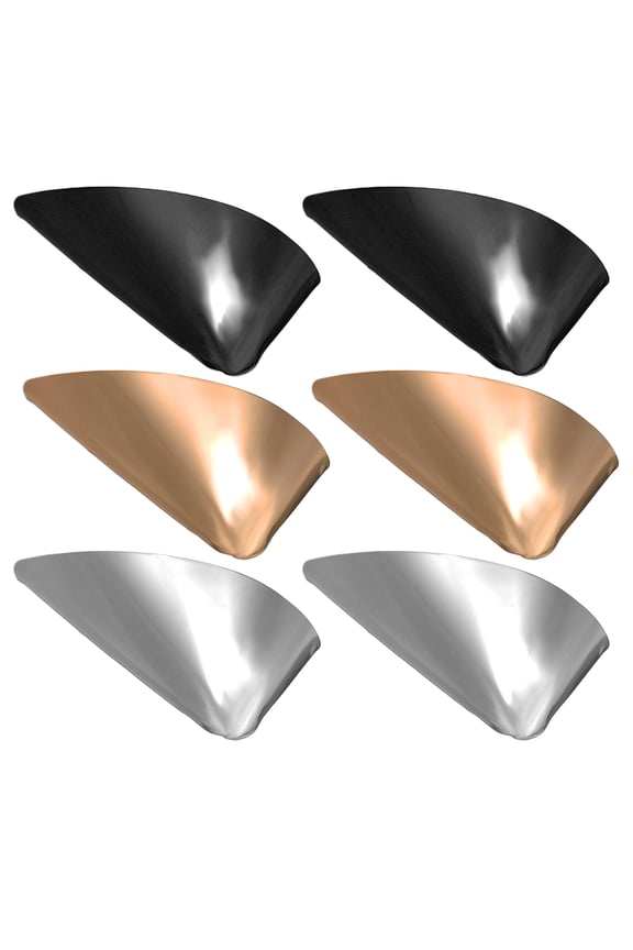 Decorative Metal Shoe Tip Protectors, High Heel Covers, Stylish and , 6Pcs