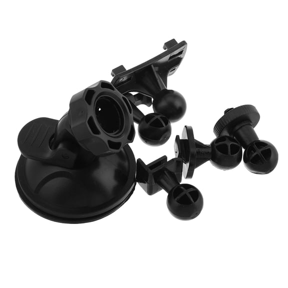 OUNONA 6pcs Plastic Suction Cup Car Mount Bracket Kit With Screw Buckle Cameras And Driving Recorders For Windshield And Dashboard Installation