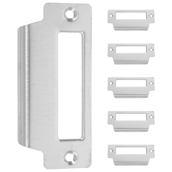 FOLOYORI 6-Pack Security Plate Door Reinforcement for Wooden Room Doors, Heavy Duty Door Security Hardware