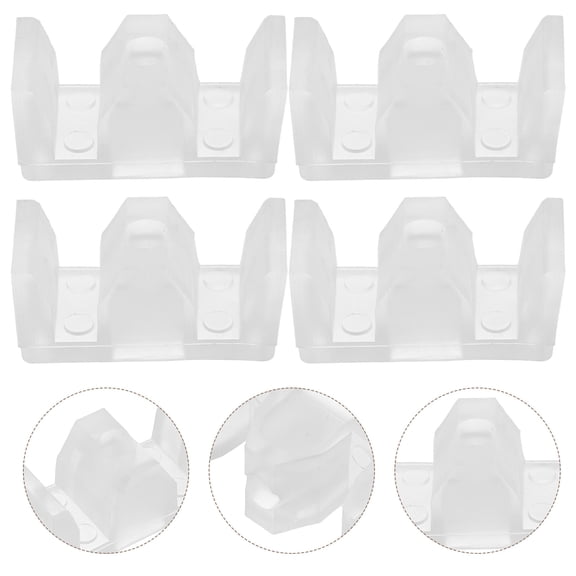Homoyoyo Transparent Silicone Bumper Pads for Glass Shower Doors, Anti- , Noise Reduction, Stable and