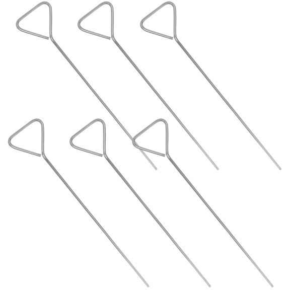 OUNONA 6pcs Stainless Steel Triangle Coating Rods Efficient and Easy to Use Laboratory Tools Lab Cell Spreaders for Petri Dishes