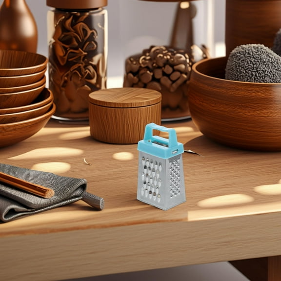 OUNONA 6pcs Tiny Cheese Grater Stainless Steel Mini Box Grater Small Size Multipurpose Graters Kitchen Accessory for Vegetables Fruits