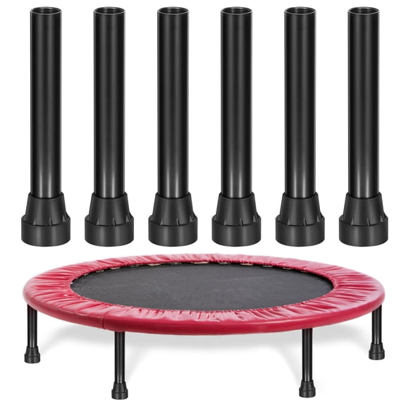 OUNONA 6pcs Trampoline Leg Tube With Pad Rubber Trampoline Parts For Outdoor Use