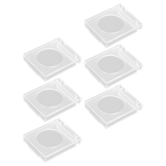 OUNONA 6pcs Transparent Switch Button Covers, Protective Push Button Covers for Switch Box, Switch