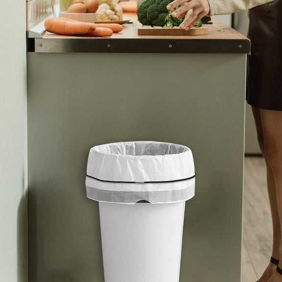 OUNONA 6pcs Trash Can Rubber Bands Trash Bag Ties Garbage Bag Elastic Bands Garbage Bag Bands Fasteners For Home Household Use