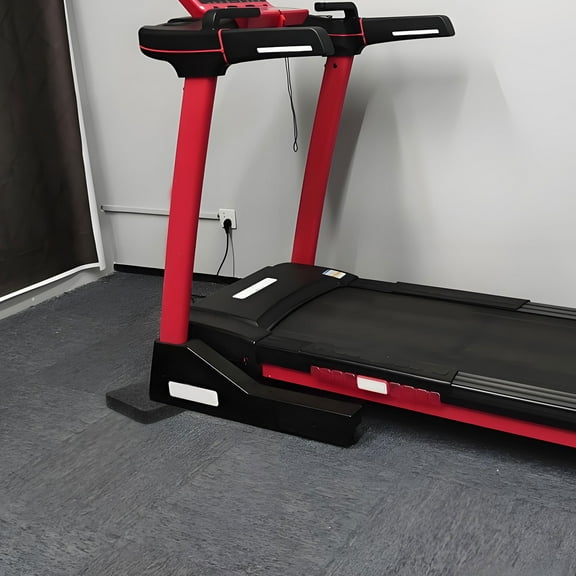 OUNONA 6pcs Treadmill Vibration Isolation Pads Noise Reduction Mat Thickened Rubber Shock Absorbing Pads For Home Gym Protects Floors