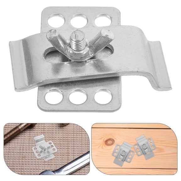 FOLOYORI 6-Pack Undermount Sink Support Brackets Metal Clips for Secure Bathroom Sink Installation and Stability