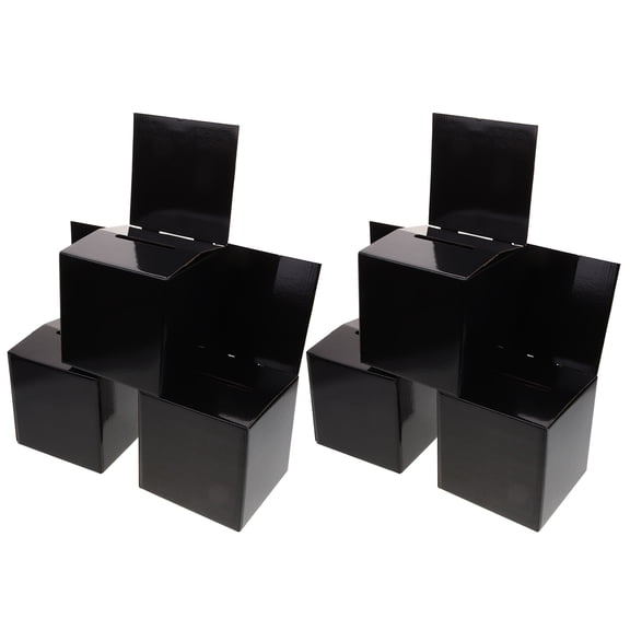OUNONA 6pcs Wedding Blessing Card Holder Gift Card Box Wedding Card Container For Birthday Wedding