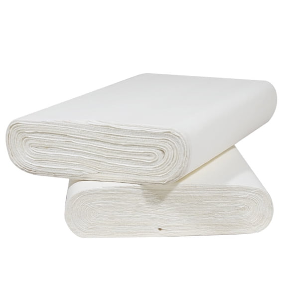 OUNONA 70pcs Chinese Art Paper Calligraphy Painting Semi-raw Semi-cookded Drawing Paper Ancient Paper Rice Paper (White)