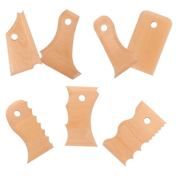 OUNONA 7pcs Pottery Figurine Tool Clay Sculpting Tool Diy Carve Scraper Pottery Scraper Craft Tool