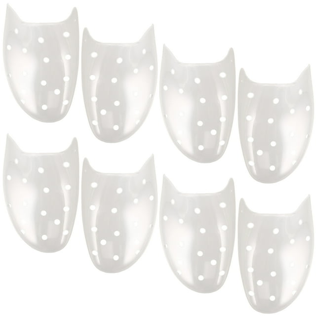 OUNONA  8 Pairs Crease Protectors Shoe Shaper Inserts Plastic Stretcher