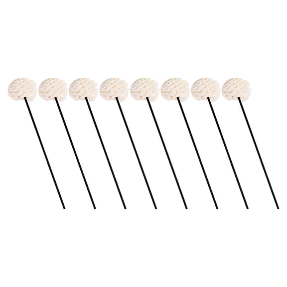 OUNONA 8 Pcs Aromatherapy Flowers Essential Oils Diffusers for Home Black