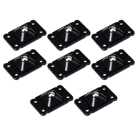 OUNONA  8 Pcs Gel Large Size Toys Stickable Universal Wheel Cloth Bin Casters Trash Can