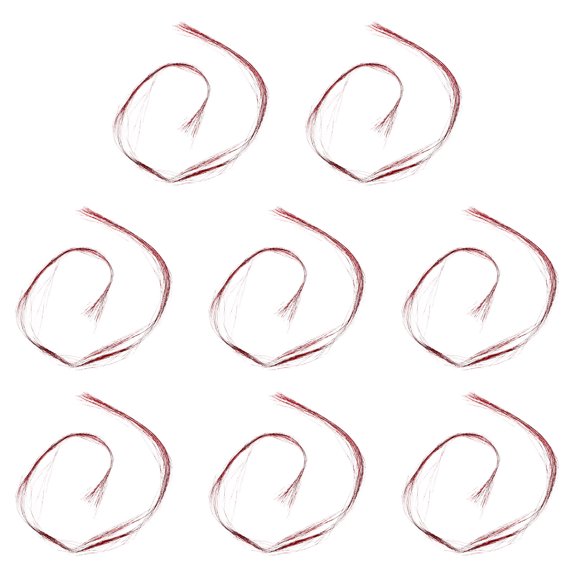 OUNONA 8 Pcs Hair Rope Fashionable Accessories Versatile Ties Miss