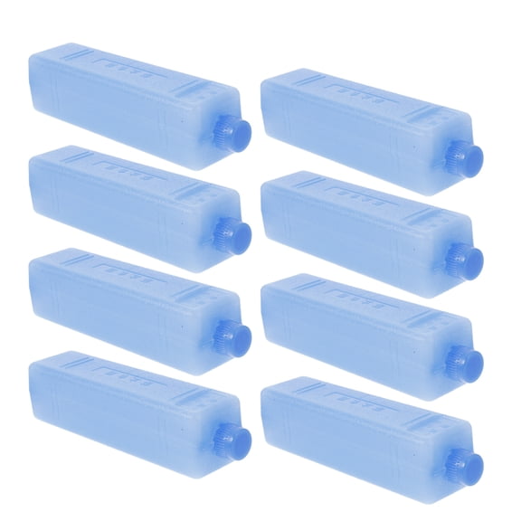 Reusable PE Ice Packs for Outdoor Use Quick Cooling Sky-blue 8 Pcs 8x5.5x1 Inch