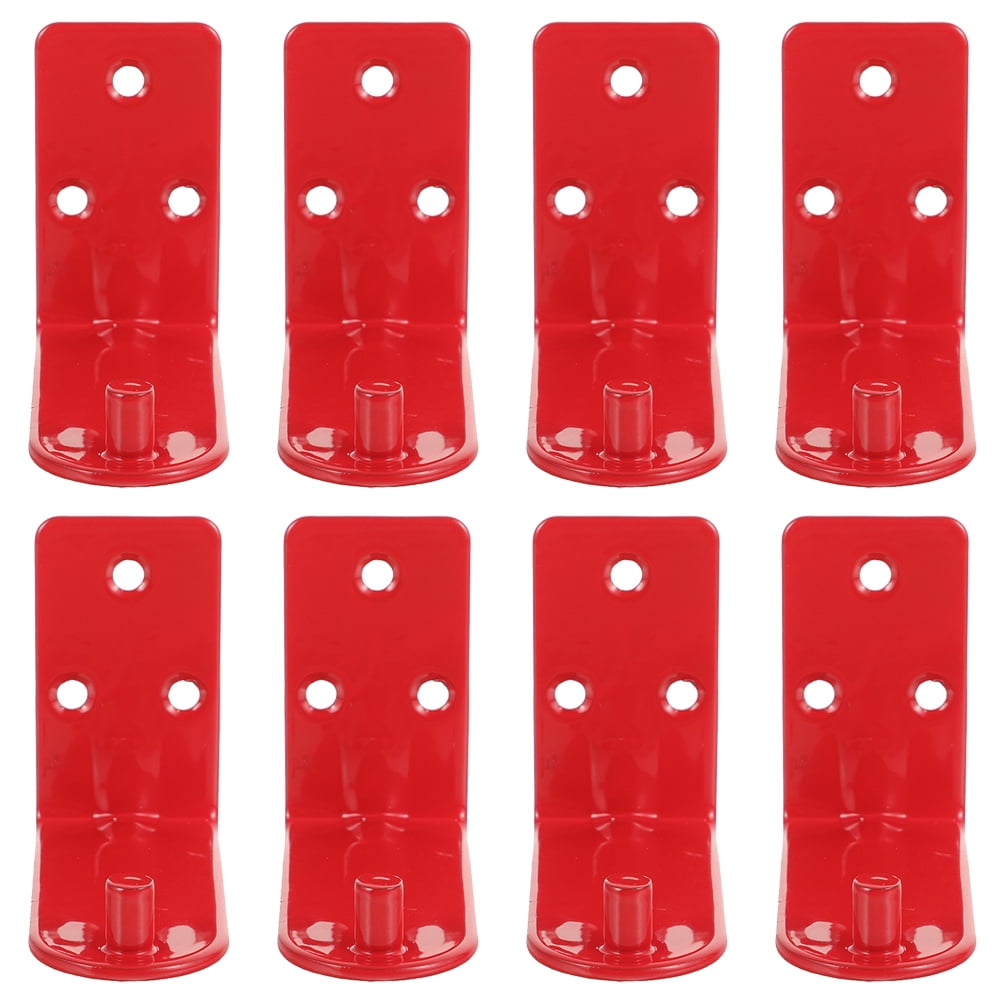 OUNONA 8 Pcs Mounting Fire Extinguisher 7.00X5.30X3.00CM Red