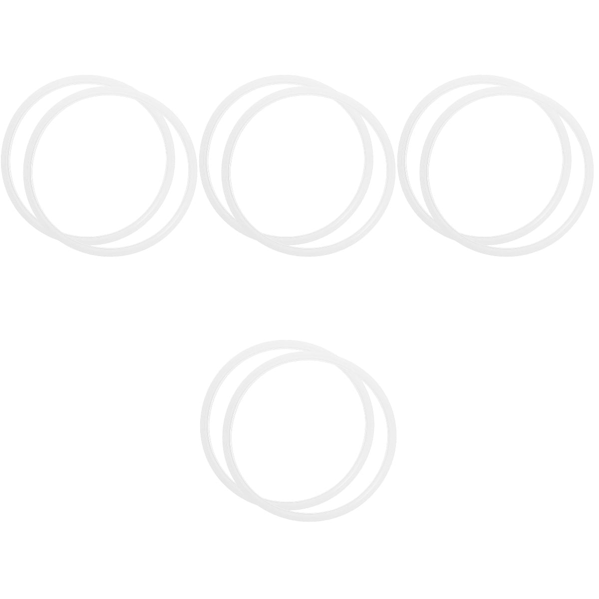 NUOLUX Silicone Pot Ring 8Pcs for Pressure Cooker Easy to Clean