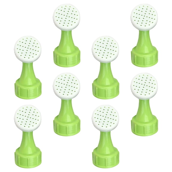 OUNONA 8 Pcs Watering Accessories Sprinkler Can Nozzle Wire Spool Skeleton Coaster Light Green