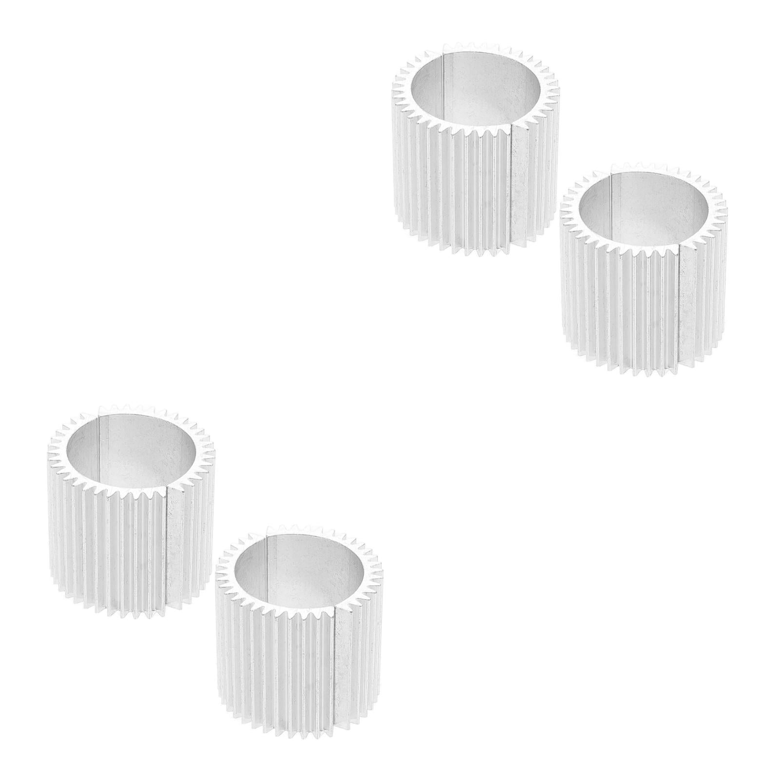 OUNONA 8 pcs Aluminum Handlebar Riser Clamp Shims Conversion Spacers for Motorcycles and ATVs Enhance Control and Maneuverability
