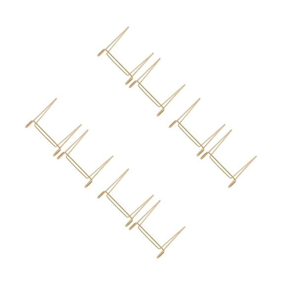 OUNONA Masteelf 8 pcs Plate Holder Display Stand Decorative Book Holder Picture Stand Small Photo Stands for Table Centerpiece