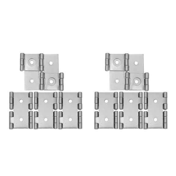 OUNONA 8 pcs Saloon Door Hinge Double Swing Hinge Gate Hinge Iron Swinging Door Hinge Replacement Door Closer Hinge Door Butt Hinge