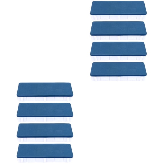 OUNONA 8 pcs Simple Painting Plate Useful Art Pallets DIY Art Watercolor Pigment Trays