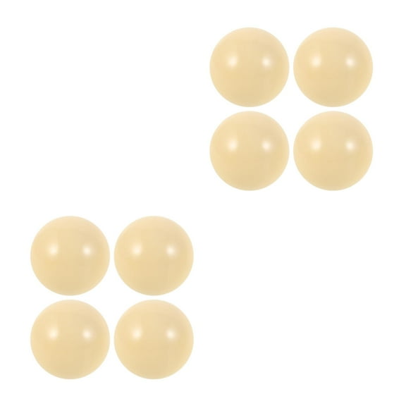 OUNONA 8 pcs White Billiard Cue Balls for Training and Practice Designed for Amateur Players and Beginners Billiard Pool Table Accessories