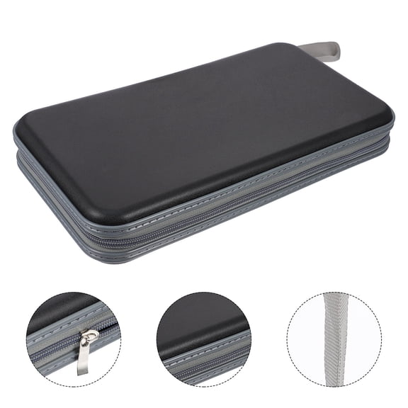 WEAVILUX CD Storage Container Rectangular 1Pack 11.20x6.09x1.69 Inch