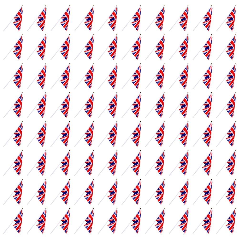 OUNONA 80 Pcs Hand Waving Flag Desktop Cheering National Flags Mini ...