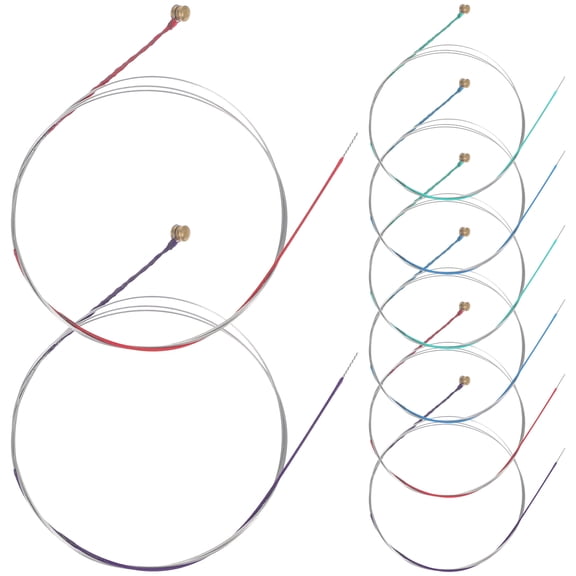 OUNONA 8PCS Viola Strings 2 Sets Metal Musical Instrument Strings Replacement Parts Accessories for Viola Players