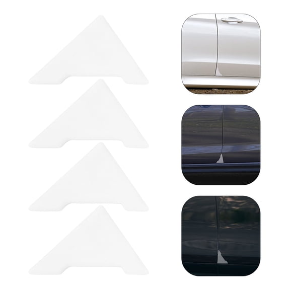 OUNONA 8Pcs Clear Car Door Bumper Guards Anti Scratch Protector for Car Door Corner Safety
