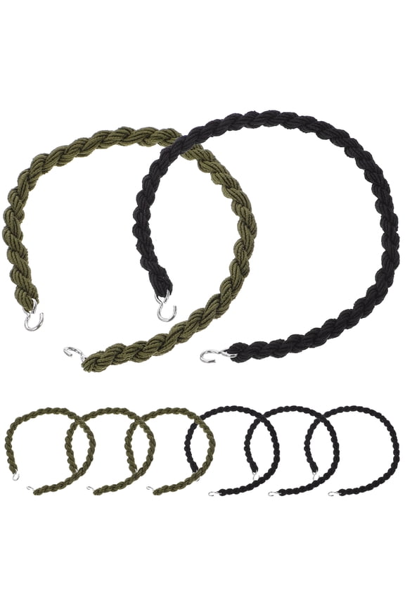 8Pcs Cycling Boot Straps Black Adjustable for Men and Women Outdoor