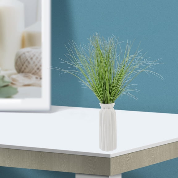 OUNONA Artificial Reed Grass Stems Faux Greenery Plants for Home Decoration and Indoor Outdoor Display