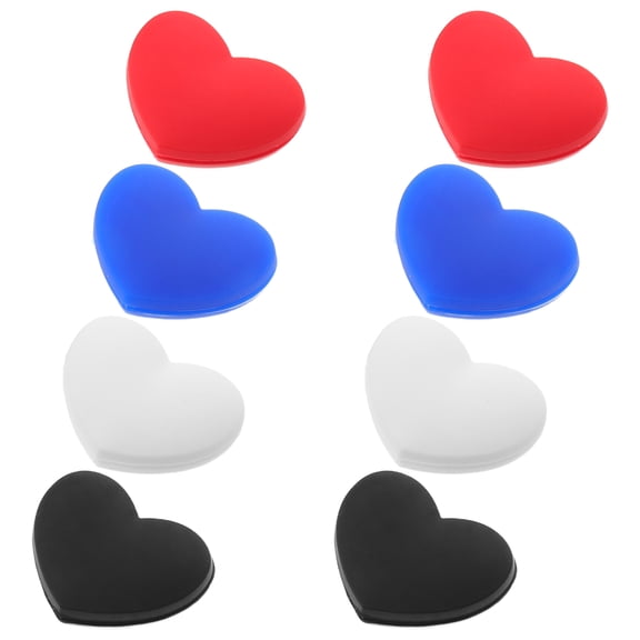 OUNONA Heart Shaped Tennis String Dampeners Shock Absorbers for Rackets, Reduction Accessories
