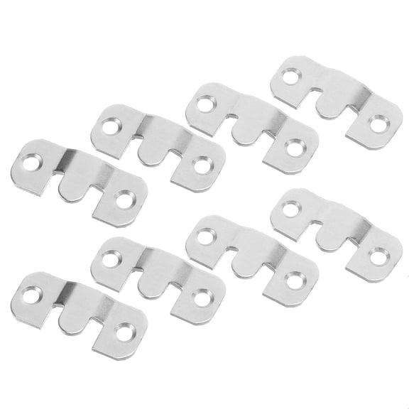 OUNONA Metal Picture Frame Hangers with Interlocking Brackets and Flush Mount Design for Secure Wall Display