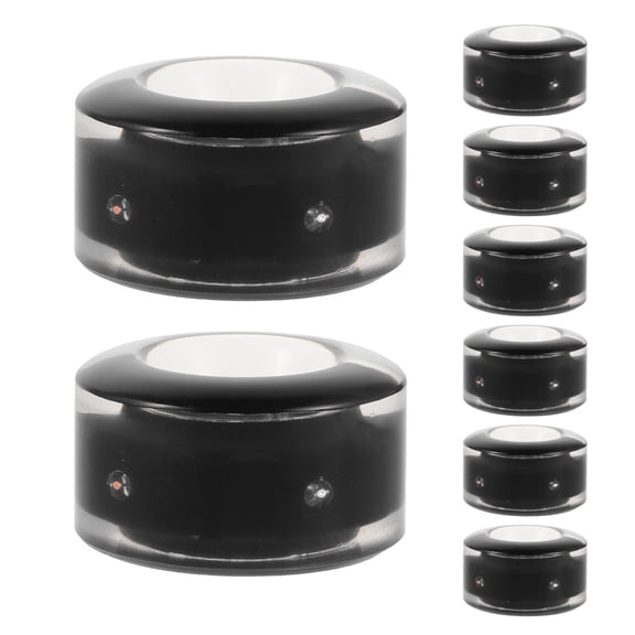 OUNONA 8Pcs Roller Skate Wheels Replacement with LED Bearings for Indoor and Outdoor Quad Skates