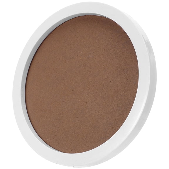 OUNONA 8Pcs Modern Style Round Plastic Photo Frames with Stable Base for Home Decor