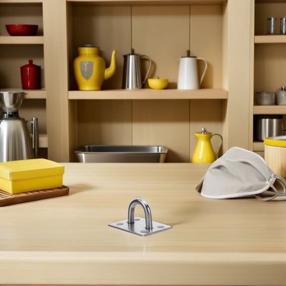 OUNONA 8Pcs Heavy Duty Stainless Steel Wall Mount Hooks for Swing Hanging and Suspension